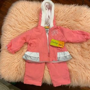 NWT Penelope Mack hooded jacket and pants 6/9 MO